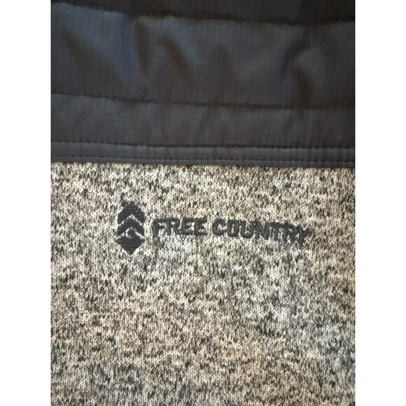 Free Country Frore Knit Fleece Gray Full-Zip Jacket Size XL - Picture 6 of 9